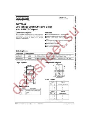 74LVQ244SC datasheet  